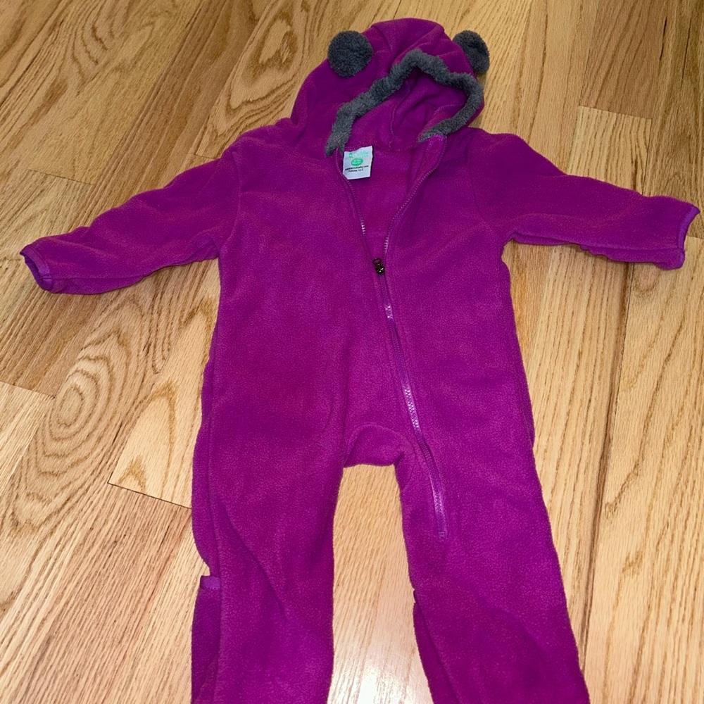 Baby Hooded Jumpsuit 6-12M
